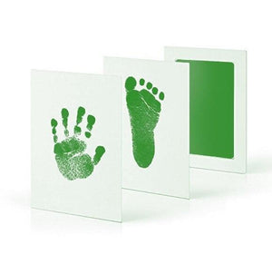 Baby Handprint and Footprint Kit Baby Handprint and Footprint Kit Baby Bubble Store Green 