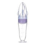 Baby Silicone Bottle Spoon Baby Silicone Bottle Spoon Baby Bubble Store Purple 