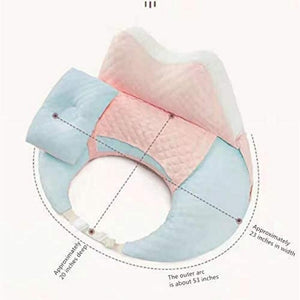 Breastfeeding Pillow Anti Spit Milk Pad Fence Protection Detachable Newborn Baby Anti-Roll Cushion Pink Infant Nursing Pillow 0 Baby Bubble Store 